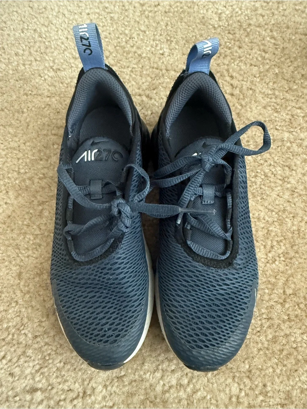 Nike Kids Air 270 Navy Sneaker